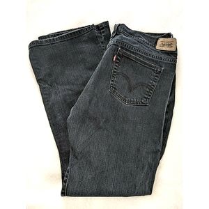Levi's Strauss 515 Boot Cut Womens Dark Blue Wash Jeans in Size 14M, 36x30 EUC